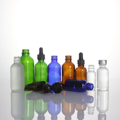 30ml 50ml 100ml Blue Essential Oil Glass Bottle