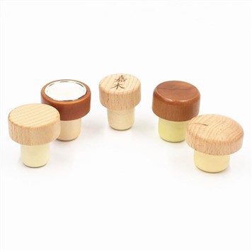 Synthetic Cork With Aluminum Top Cap